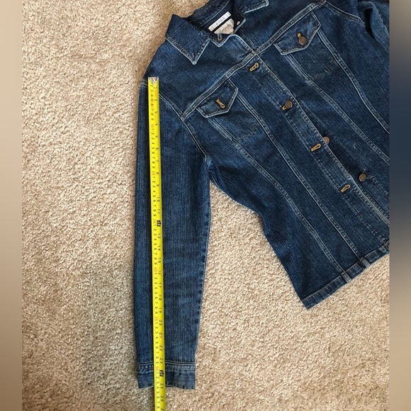 Jones sport stretch - Women's denim jacket size Large - Picture 6 of 8